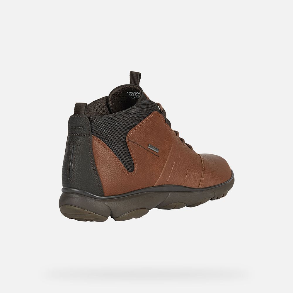 Geox Boots Brown Nebula 4X4 Abx - Geox Mens Shoes - QLJKBF850